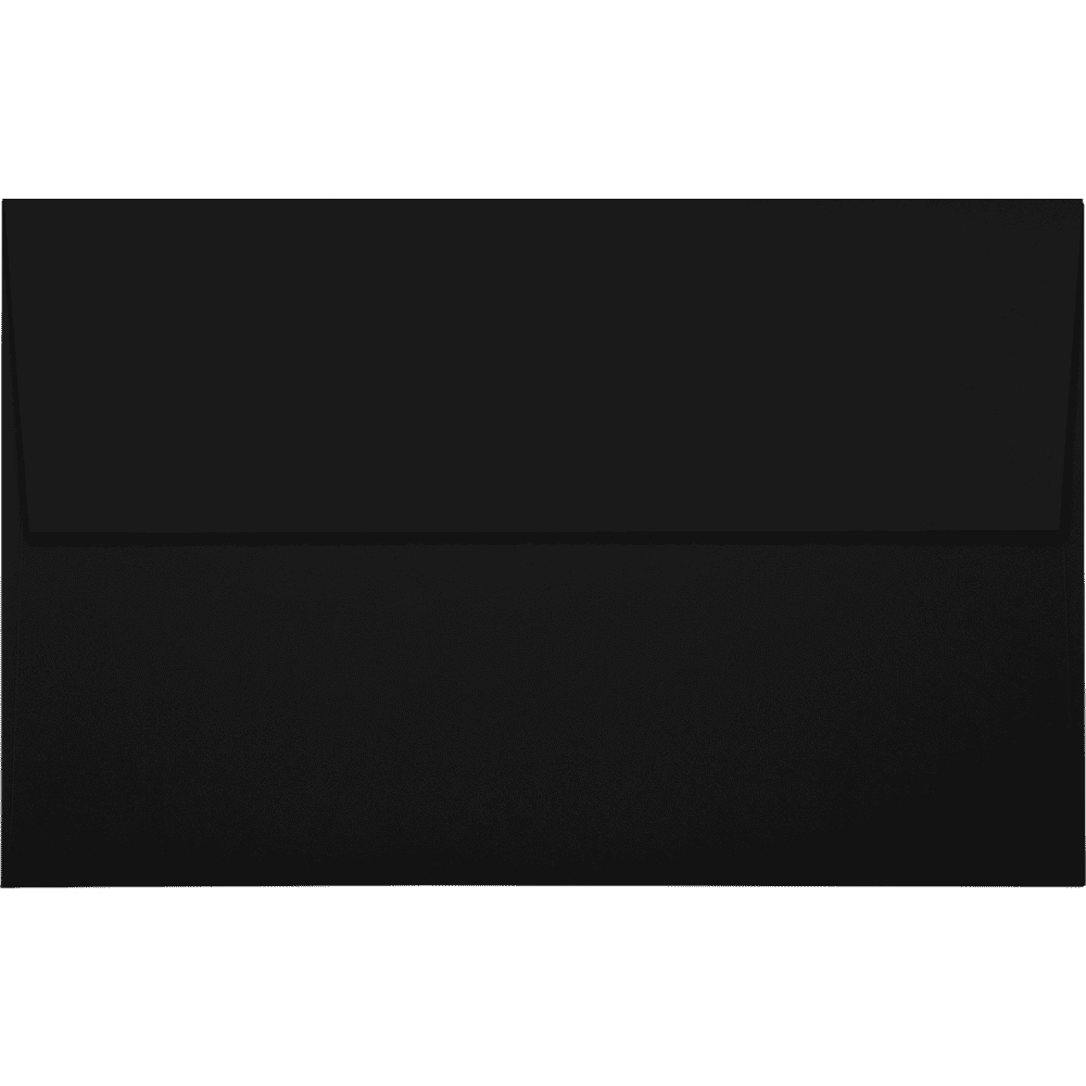 LUXPaper A10 Invitation Envelopes with Peel & Press, Midnight Black, 6 x 9 1/2, 250/Pack