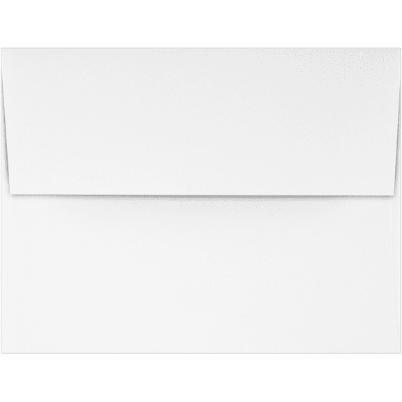 LUXPaper A2 Invitation Envelopes, 4 3/8 x 5 3/4, 24lb, Bright White Wove, 50 Pack