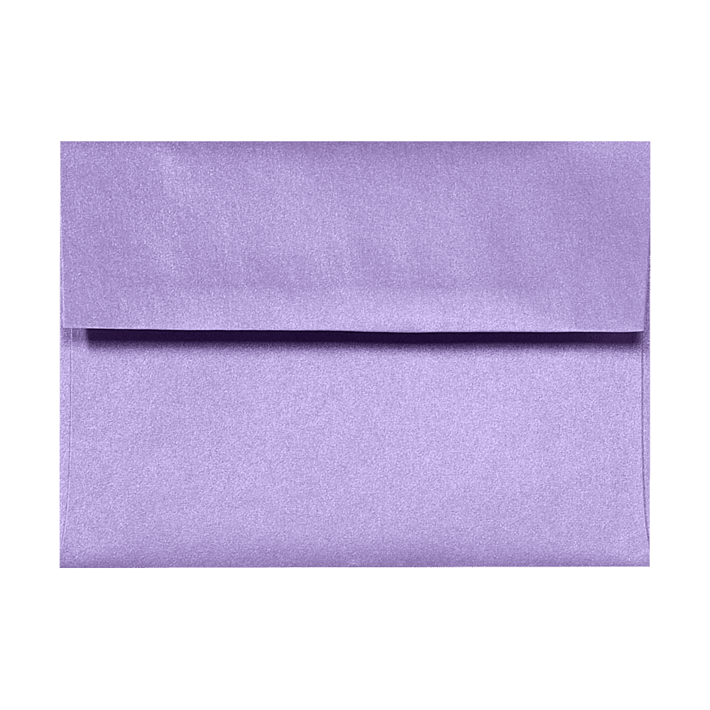 LUXPaper A2 Invitation Envelopes, 4 3/8 x 5 3/4, Amethyst Purple Metallic, 500 Pack
