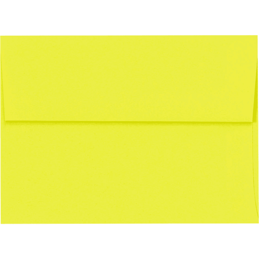 LUXPaper A2 Invitation Envelopes, 4 3/8 x 5 3/4, Citrus, 250 Pack