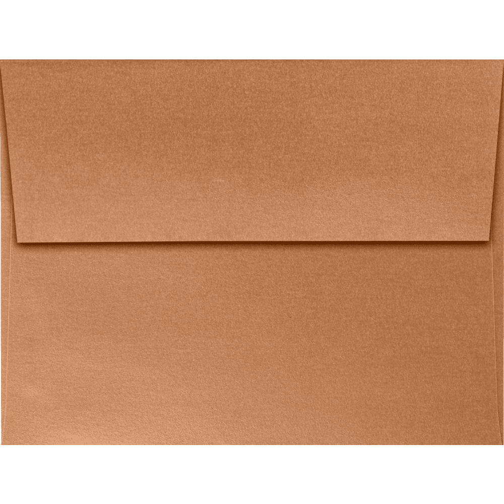 LUXPaper A2 Invitation Envelopes, 4 3/8 x 5 3/4, Copper Metallic, 250 Pack