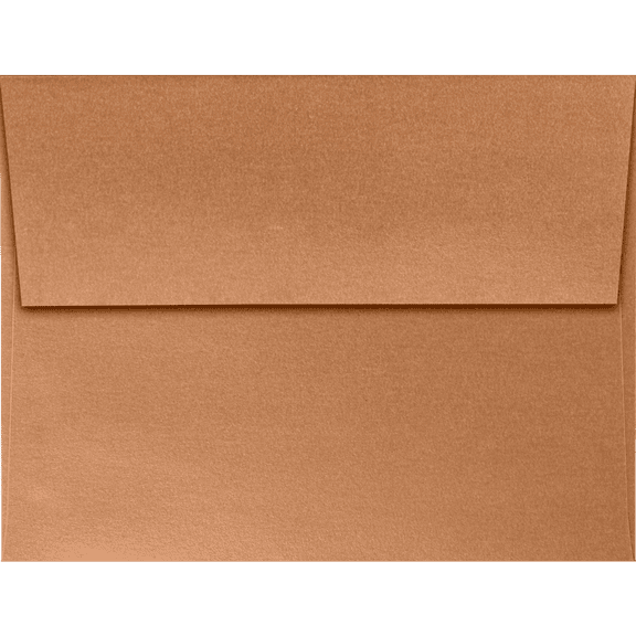 LUXPaper A2 Invitation Envelopes, 4 3/8 x 5 3/4, Copper Metallic, 250 Pack