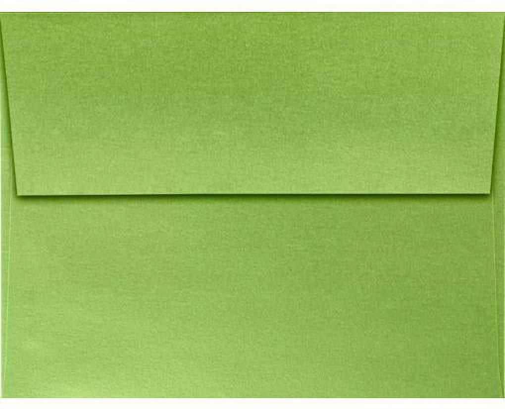 LUXPaper A2 Invitation Envelopes, 4 3/8 x 5 3/4, Fairway Green Metallic, 500 Pack