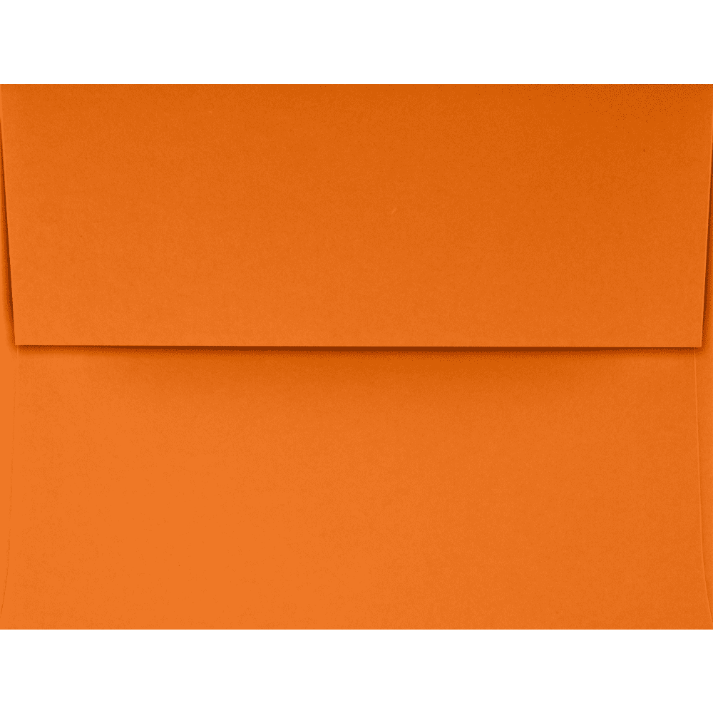 LUXPaper A2 Invitation Envelopes, 4 3/8 x 5 3/4, Mandarin Orange, 500 Pack