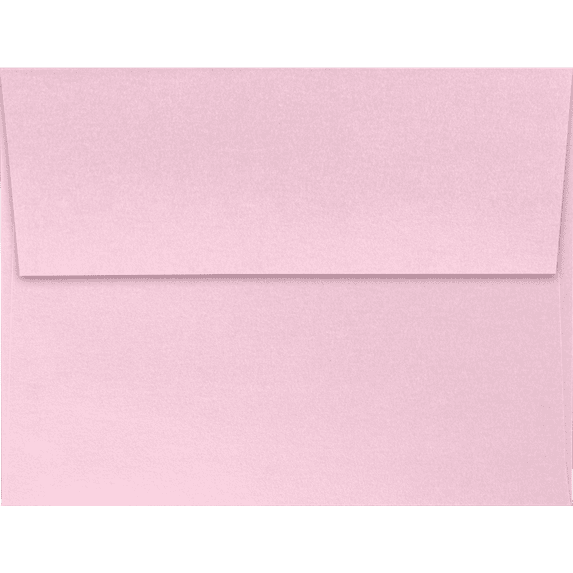 LUXPaper A2 Invitation Envelopes, 4 3/8 x 5 3/4, Rose Quartz Pink Metallic, 500 Pack