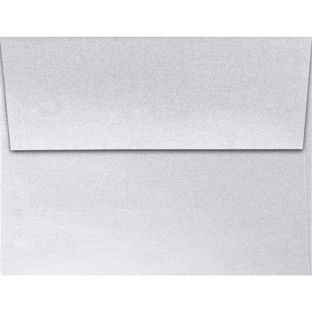 LUXPaper A2 Invitation Envelopes, 4 3/8 x 5 3/4, Silver Metallic, 250 Pack