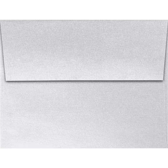 LUXPaper A2 Invitation Envelopes, 4 3/8 x 5 3/4, Silver Metallic, 250 Pack