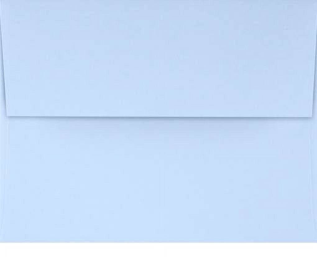 LUXPaper A2 Peel & Press Invitation Envelopes, 4 3/8 x 5 3/4, 80 lb. Baby Blue, 500 Pack