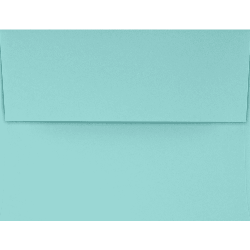 LUXPaper A2 Peel & Press Invitation Envelopes, 4 3/8 x 5 3/4, 80 lb. Seafoam Green, 50 Pack