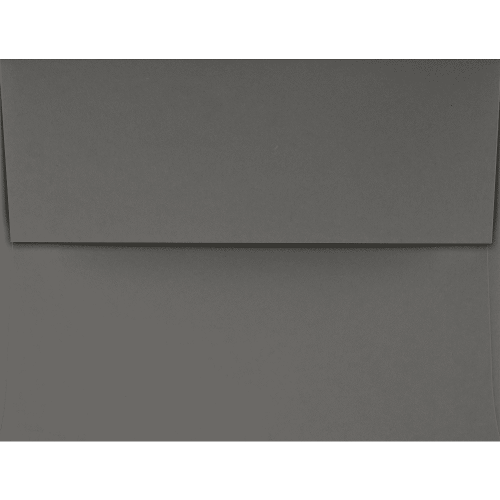 LUXPaper A2 Peel & Press Invitation Envelopes, 4 3/8 x 5 3/4, 80 lb. Smoke Gray, 50 Pack