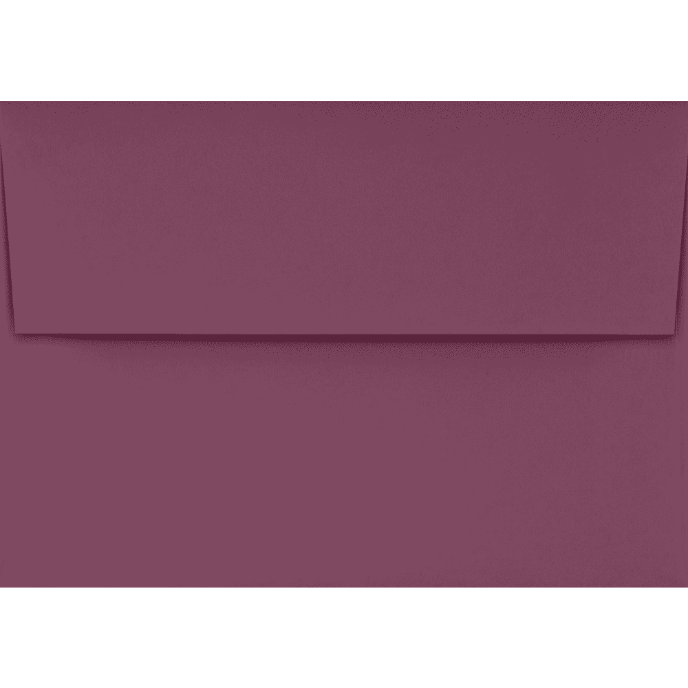 LUXPaper A2 Peel & Press Invitation Envelopes, 4 3/8 x 5 3/4, 80 lb. Vintage Plum Purple, 250 Pack