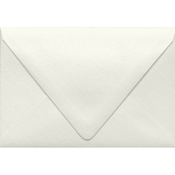 LUXPaper A4 Contour Flap Invitation Envelopes, 4 1/4 x 6 1/4, 80 lb. Quartz Metallic, 250 Pack