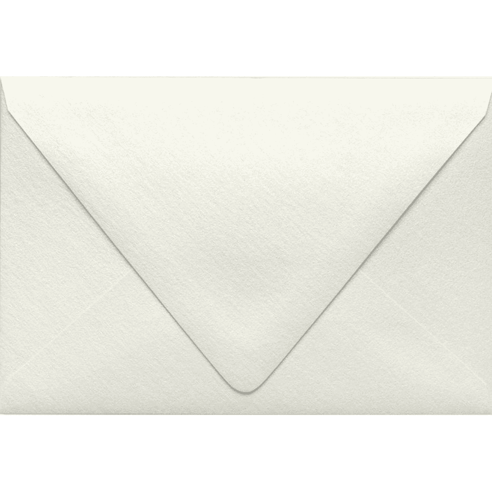 LUXPaper A4 Contour Flap Invitation Envelopes, 4 1/4 x 6 1/4, 80 lb. Quartz Metallic, 50 Pack