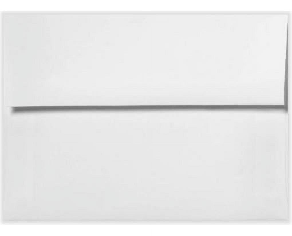 LUXPaper A4 Invitation Envelopes, 4 1/4 x 6 1/4, 70lb. Bright White, 3000 Pack