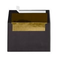 thumbnail image 1 of LUXPaper A4 Invitation Envelopes, 4 1/4 x 6 1/4, 80 lb. Black with Gold Lining, 500 Pack, 1 of 1