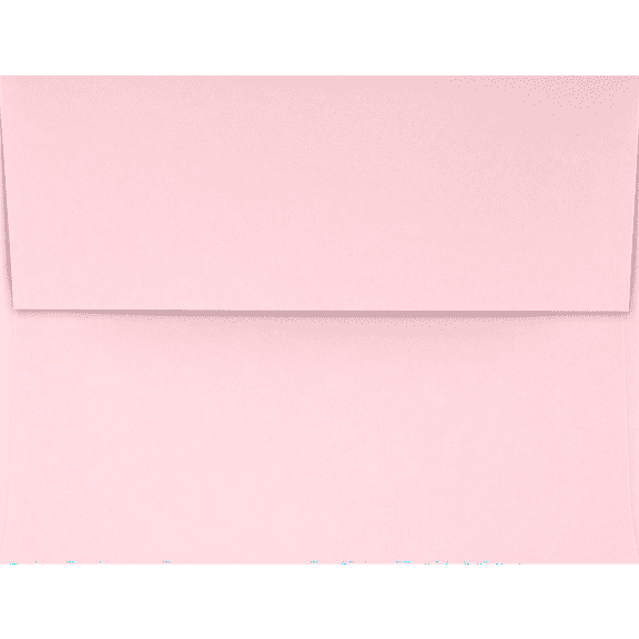 LUXPaper A4 Invitation Envelopes, 4 1/4 x 6 1/4, 80 lb. Candy Pink, 50 Pack