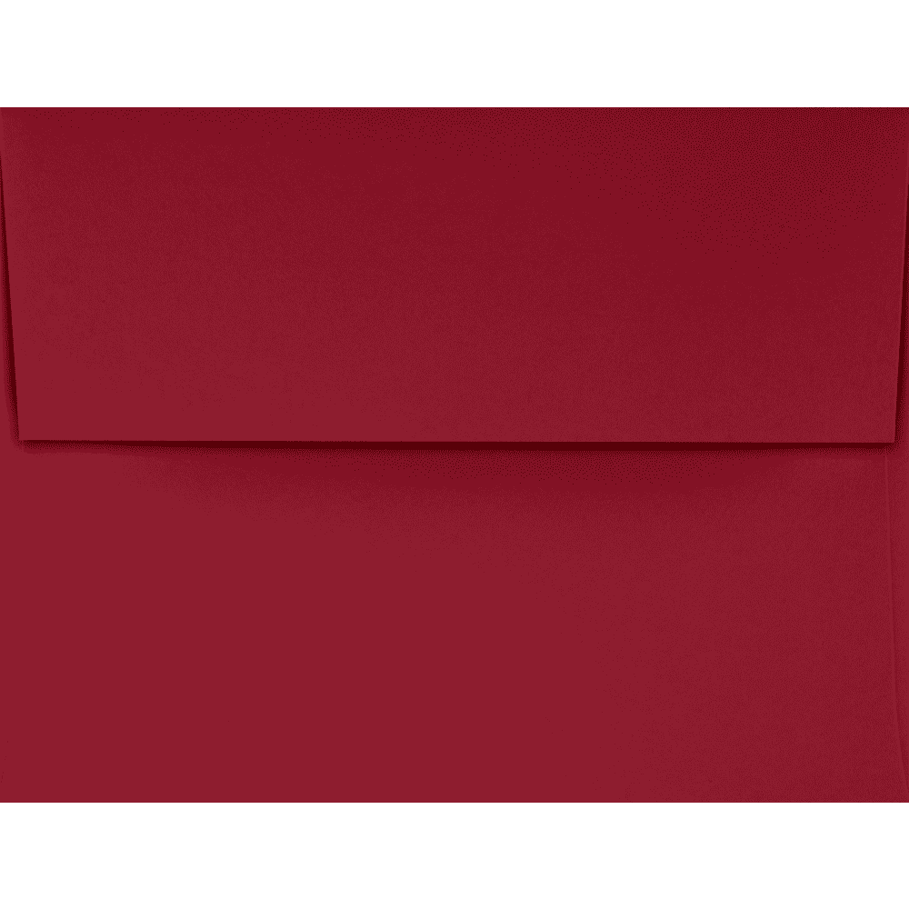 LUXPaper A4 Invitation Envelopes, 4 1/4 x 6 1/4, 80 lb. Garnet Red, 500 Pack