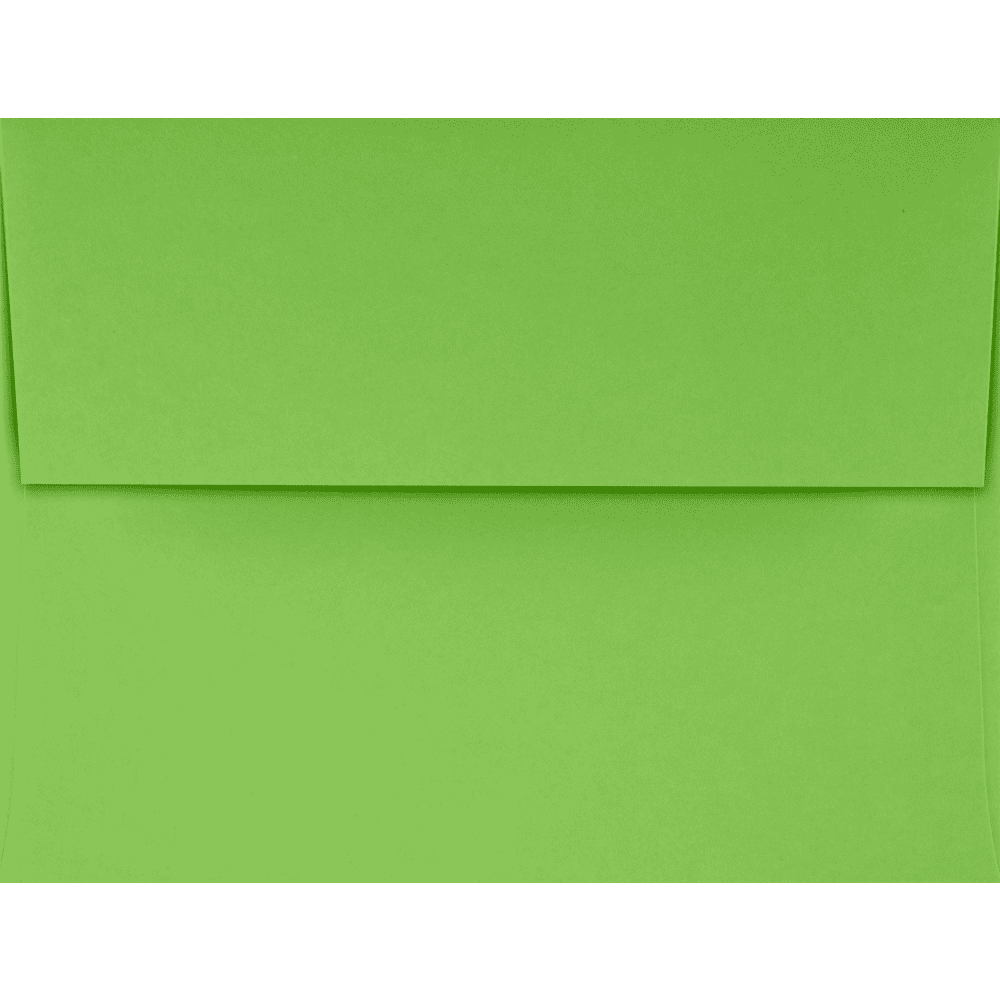 LUXPaper A4 Invitation Envelopes, 4 1/4 x 6 1/4, 80 lb. Limelight Green, 1000 Pack