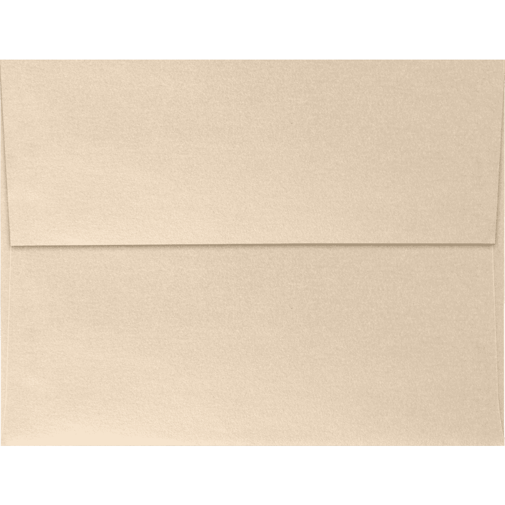 LUXPaper A4 Invitation Envelopes, 4 1/4 x 6 1/4, 80 lb. Taupe Metallic, 500 Pack