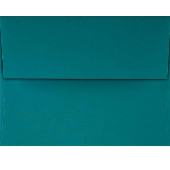 LUXPaper A4 Invitation Envelopes, 4 1/4 x 6 1/4, 80 lb. Teal Blue, 250 Pack