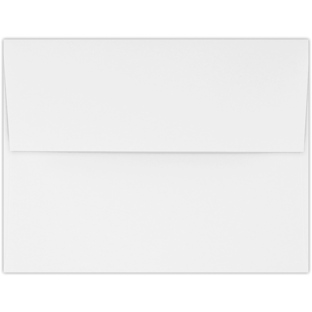 LUXPaper A4 Invitation Envelopes, 4 1/4 x 6 1/4, 80 lb. White, 50 Pack