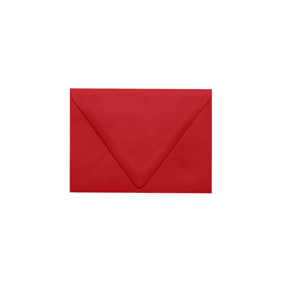 LUXPaper A6 Contour Flap Invitation Envelopes, 4 3/4 x 6 1/2, 80 lb. Ruby Red, 1000 Pack