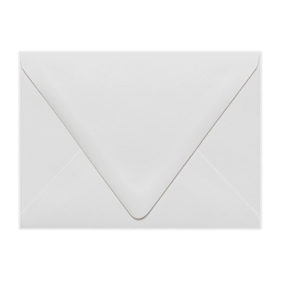 LUXPaper A6 Contour Flap Invitation Envelopes, 4 3/4 x 6 1/2, 80 lb. White, 1000 Pack