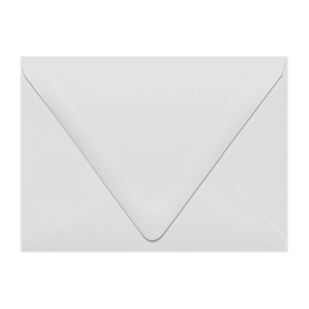 LUXPaper A6 Contour Flap Invitation Envelopes, 4 3/4 x 6 1/2, 80 lb. White, 500 Pack