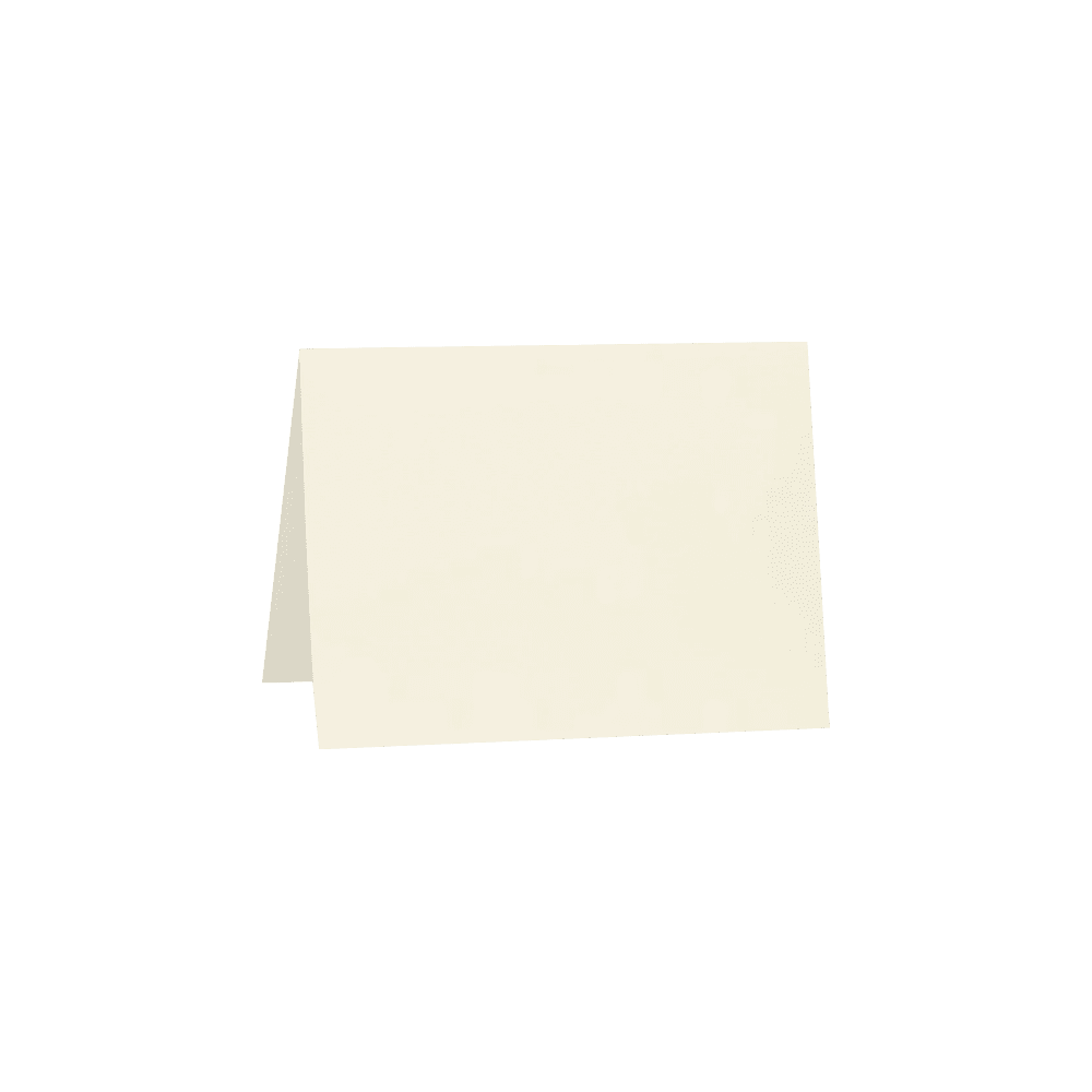 LUXPaper A6 Folded Card, 4 5/8 x 6 1/4, Natural, 50 Pack
