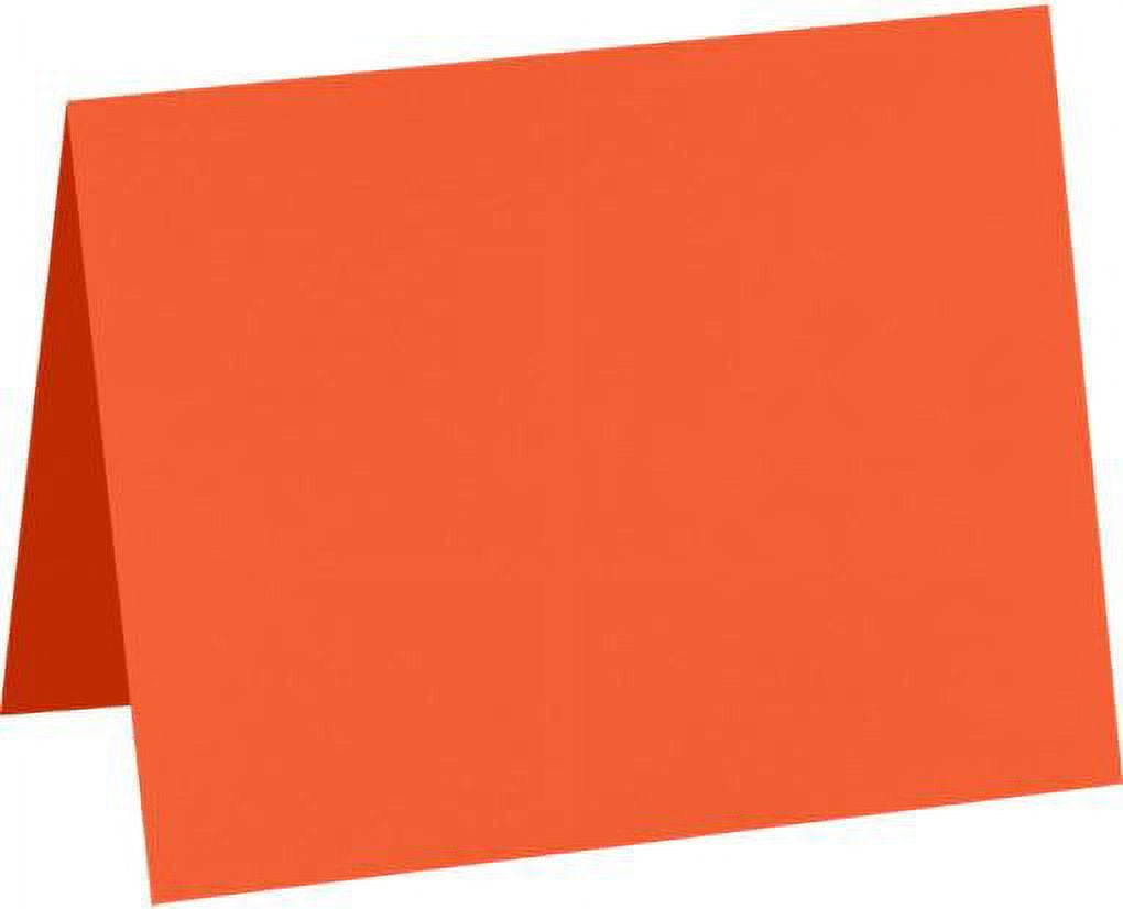 LUXPaper A6 Folded Card, 4 5/8 x 6 1/4, Rust, 500 Pack