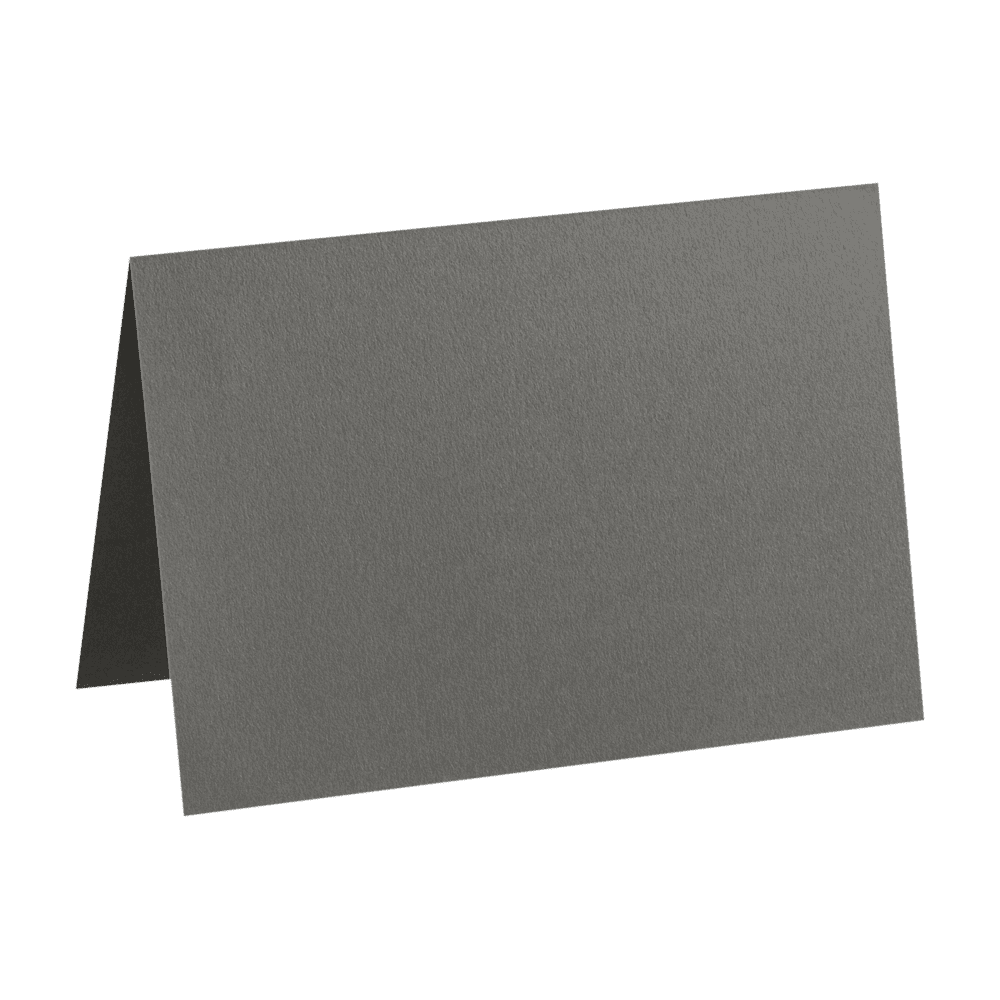 LUXPaper A6 Folded Card, 4 5/8 x 6 1/4, Smoke, 50 Pack