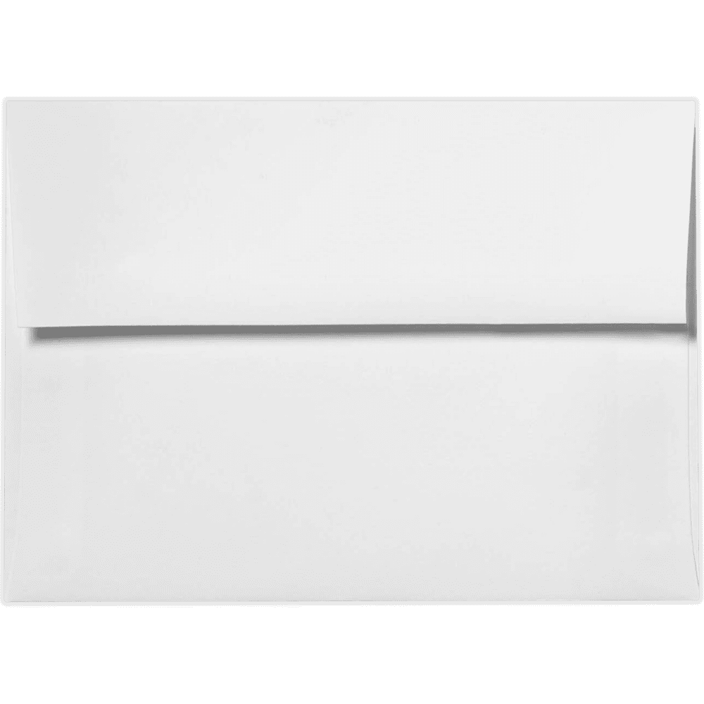 LUXPaper A6 Invitation Envelopes, 4 3/4 x 6 1/2, 24lb. Bright White, 500 Pack