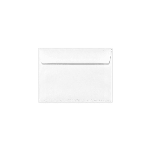 LUXPaper A6 Invitation Envelopes, 4 3/4 x 6 1/2, 24lb, White, Machine Insertable, 50 Pack