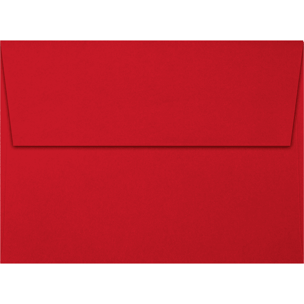 LUXPaper A6 Invitation Envelopes, 4 3/4 x 6 1/2, 60 lb. Holiday Red, 1000 Pack