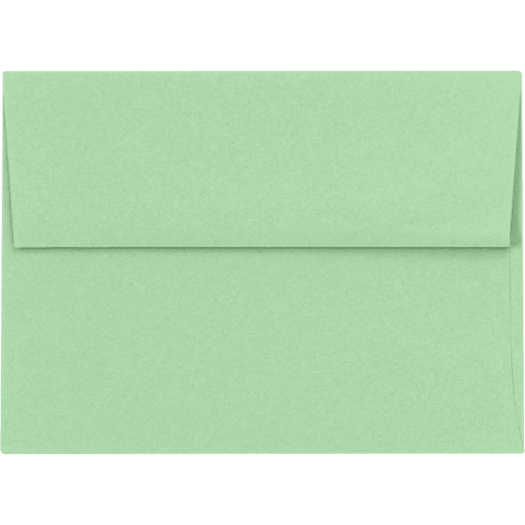 LUXPaper A6 Invitation Envelopes, 4 3/4 x 6 1/2, 60 lb. Pastel Green, 250 Pack