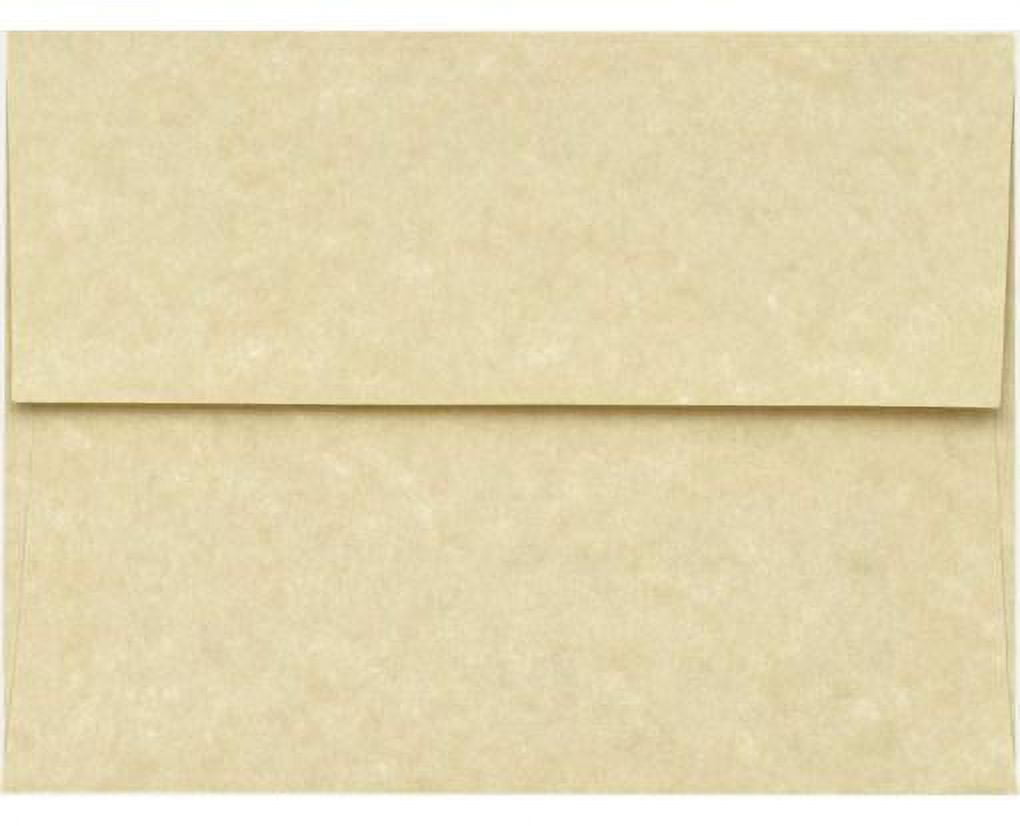 LUXPaper A6 Invitation Envelopes, 4 3/4 x 6 1/2, 60lb. Antique Beige Parchment, 50 Pack