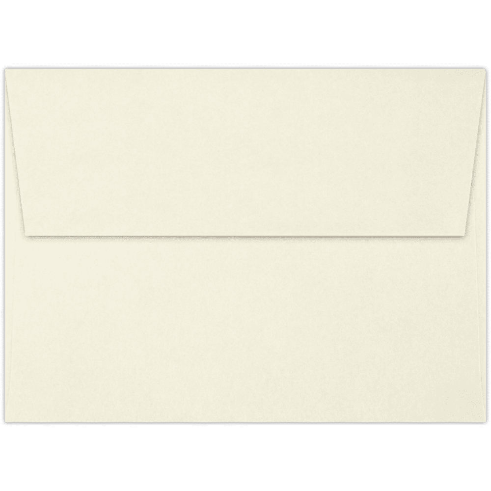 LUXPaper A6 Invitation Envelopes, 4 3/4 x 6 1/2, 70 lb. Classic Crest Natural White, 500 Pack