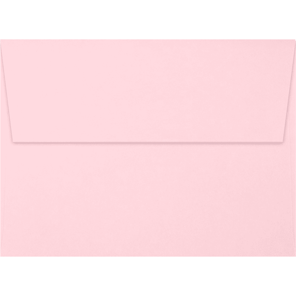 LUXPaper A6 Peel & Press Invitation Envelopes, 4 3/4 x 6 1/2, 80 lb. Candy Pink, 250 Pack