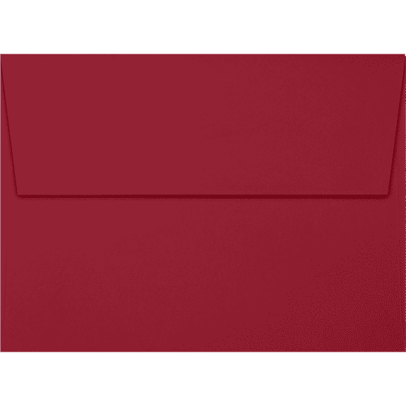 LUXPaper A6 Peel & Press Invitation Envelopes, 4 3/4 x 6 1/2, 80 lb. Garnet Red, 250 Pack