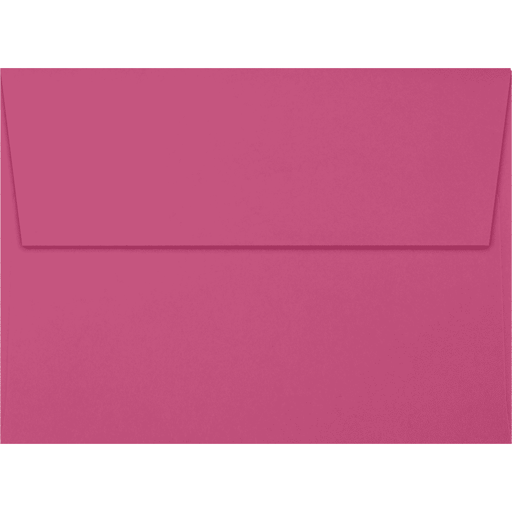 LUXPaper A6 Peel & Press Invitation Envelopes, 4 3/4 x 6 1/2, 80 lb. Magenta Pink, 250 Pack