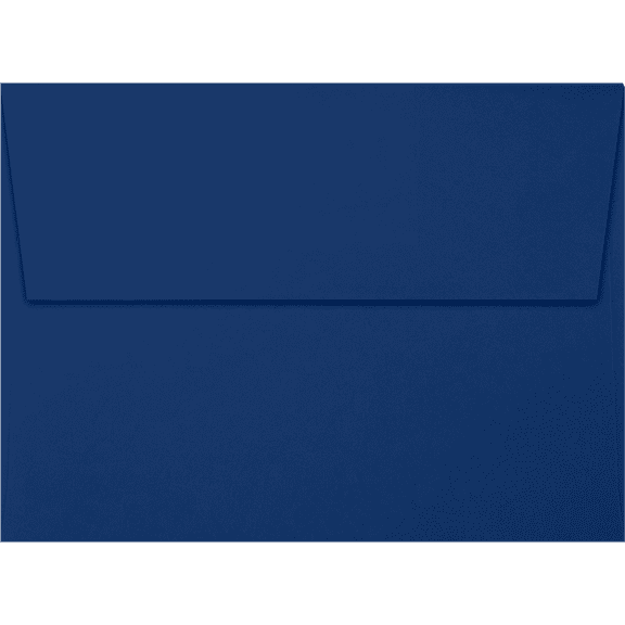 LUXPaper A6 Peel & Press Invitation Envelopes, 4 3/4 x 6 1/2, 80 lb. Navy Blue, 50 Pack
