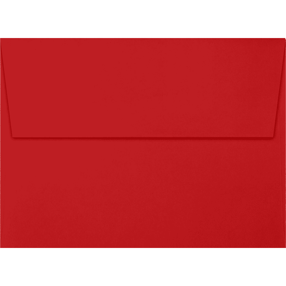 LUXPaper A6 Peel & Press Invitation Envelopes, 4 3/4 x 6 1/2, 80 lb. Ruby Red, 1000 Pack