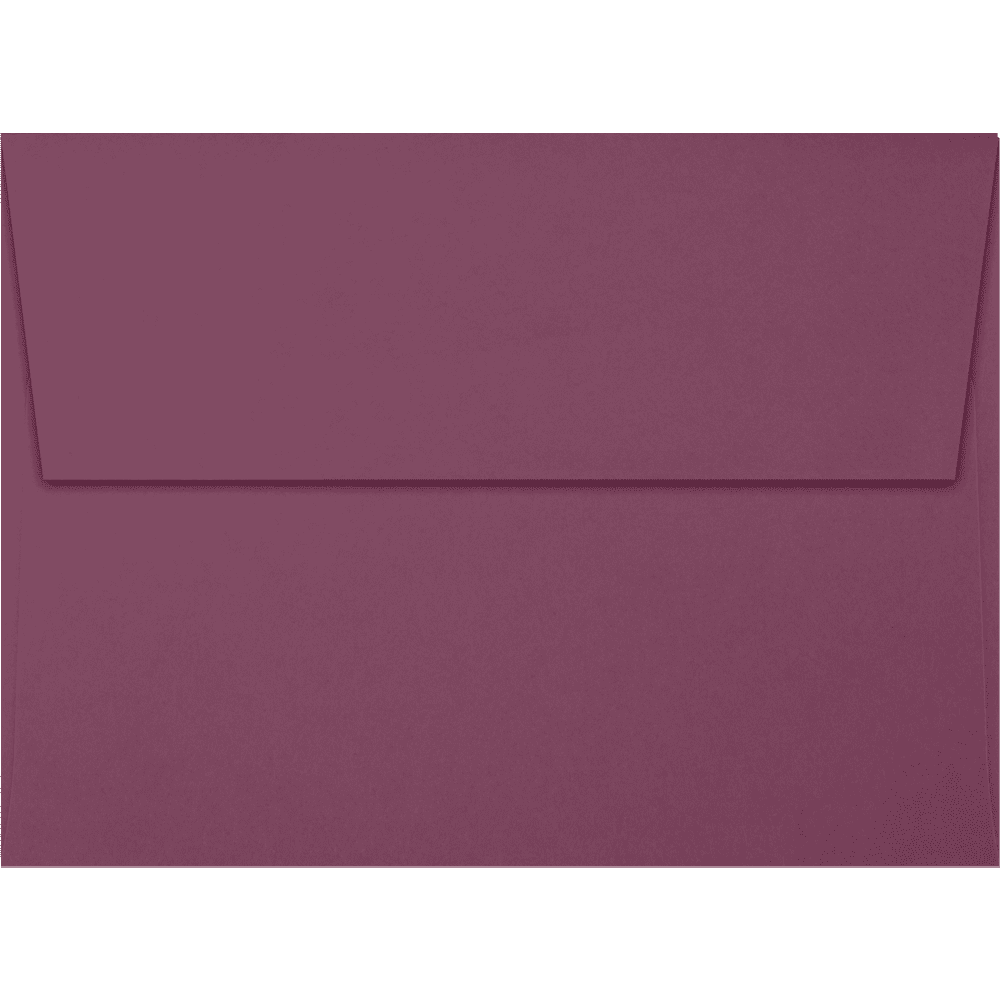 LUXPaper A6 Peel & Press Invitation Envelopes, 4 3/4 x 6 1/2, 80 lb. Vintage Plum Purple, 250 Pack