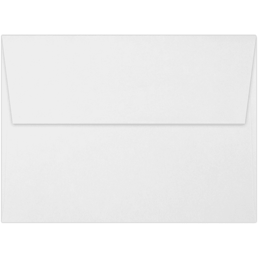 LUXPaper A6 Peel & Press Invitation Envelopes, 4 3/4 x 6 1/2, 80 lb. White, 1000 Pack