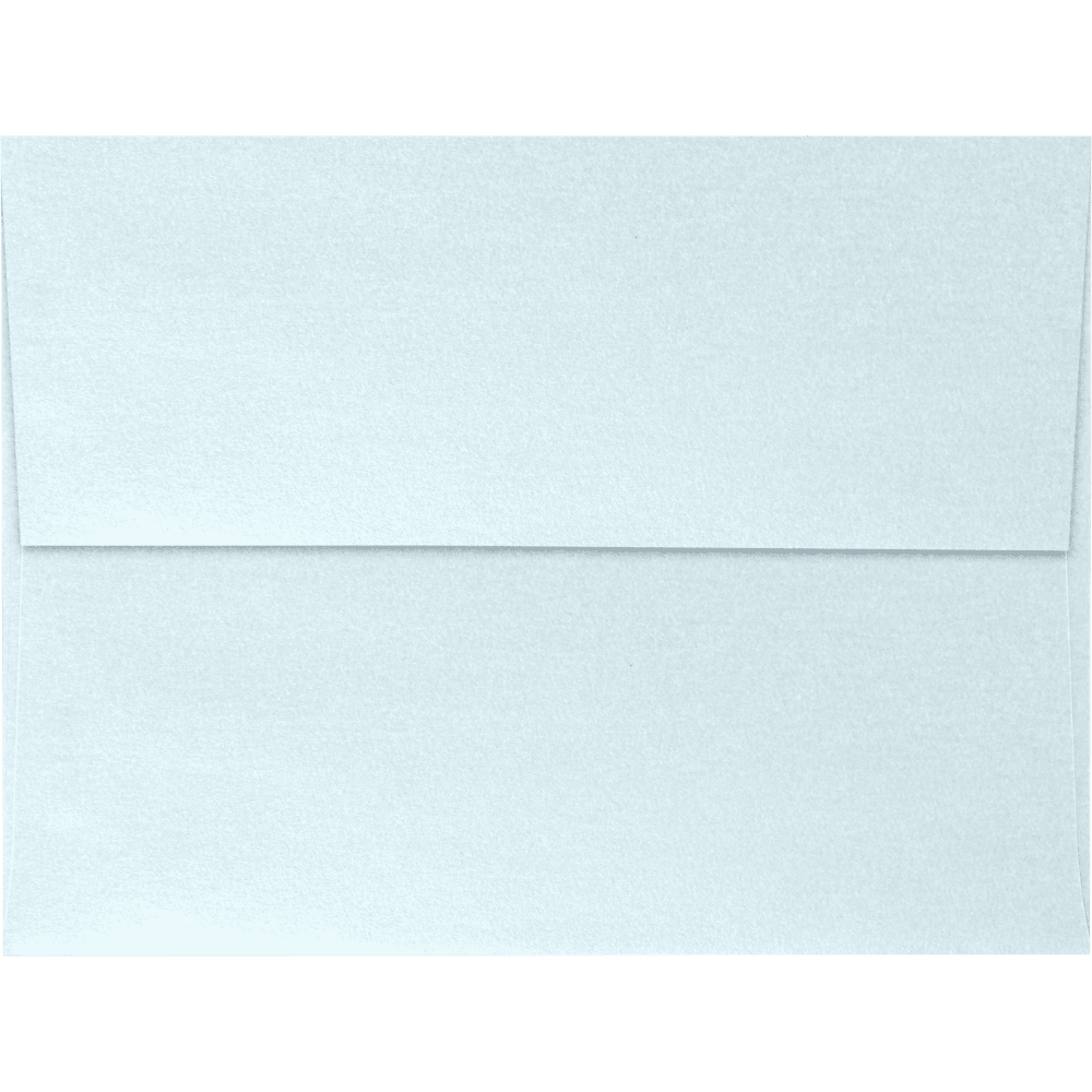 LUXPaper A6 Peel & Press Invitation Envelopes, 4 3/4 x 6 1/2, 80lb. Aquamarine Metallic, 1000 Pack