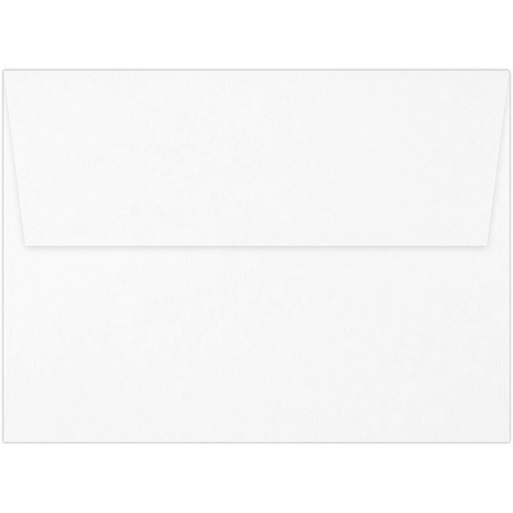 LUXPaper A6 Peel & Press Invitation Envelopes, 4 3/4 x 6 1/2, 80lb. Brilliant White, 50 Pack