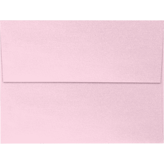 LUXPaper A6 Peel & Press Invitation Envelopes, 4 3/4 x 6 1/2, 80lb. Rose Quartz Metallic, 500 Pack