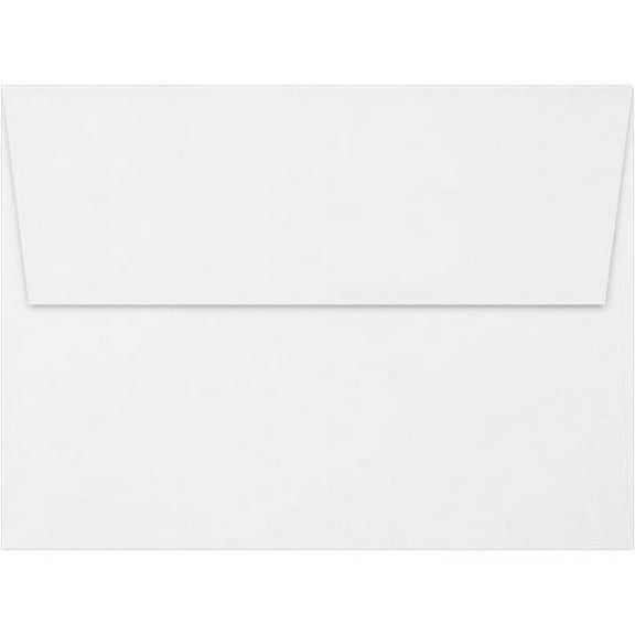 LUXPaper A7 Classic Crest Invitation Envelopes, 5 1/4 x 7 1/4, Avon Brilliant White, 70lb, 1,000 Pack