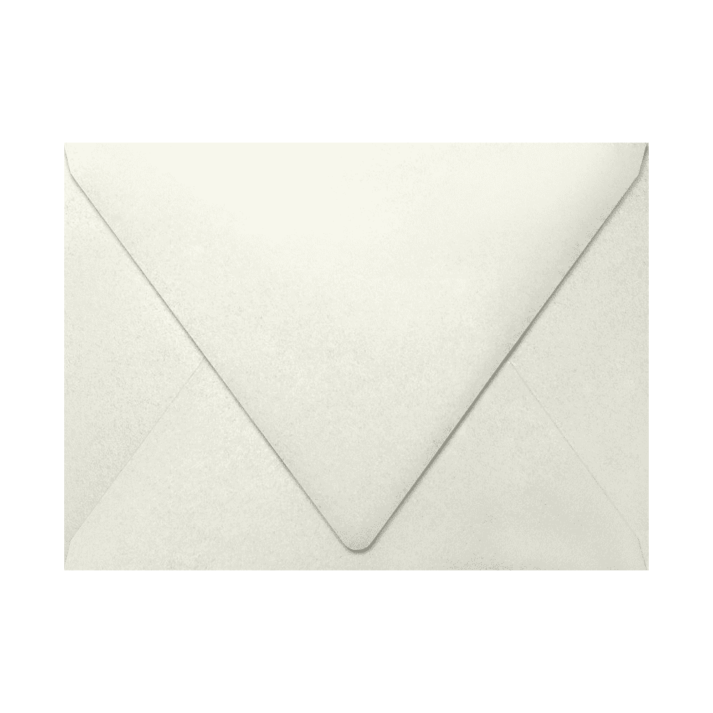 LUXPaper A7 Contour Flap Envelopes, 5 1/4 x 7 1/4, 80 lb. Quartz Metallic, 250 Pack