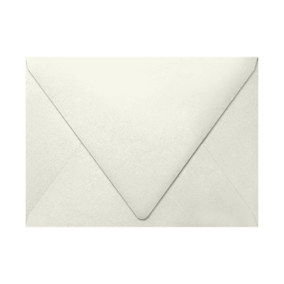LUXPaper A7 Contour Flap Invitation Envelopes, 5 1/4 x 7 1/4, Quartz Metallic, 80lb, 50 Pack